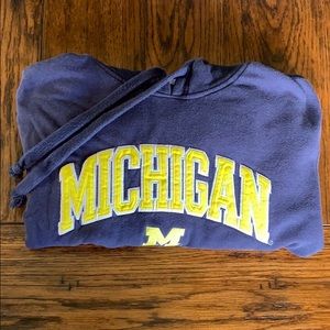 University of Michigan hoodie with hood. Size S